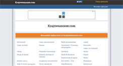 Desktop Screenshot of krajoweanonse.com